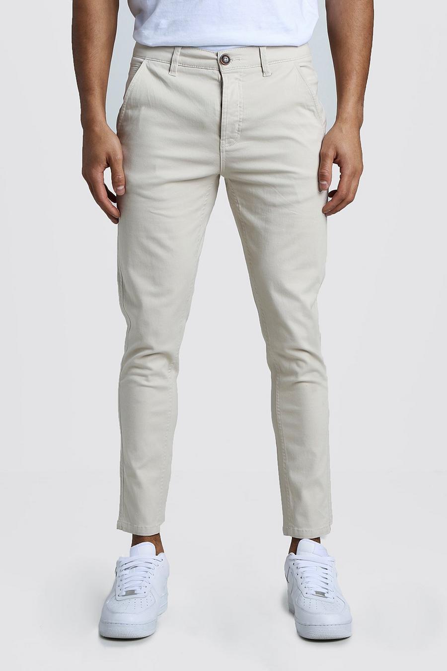 Pantaloni chino rigidi slim fit image number 1