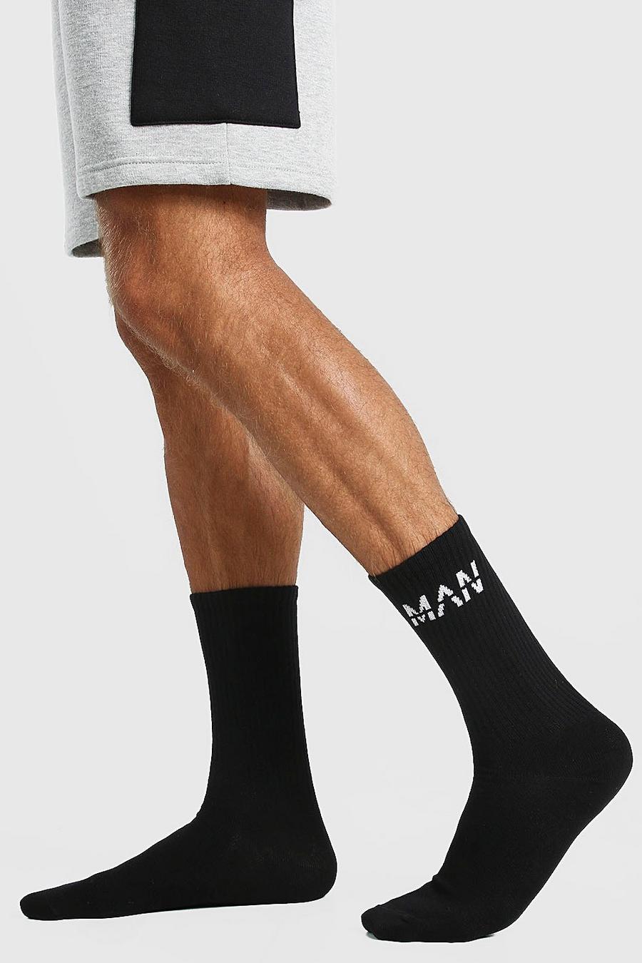 Black nero MAN Dash 7 Pack Sport Socks image number 1