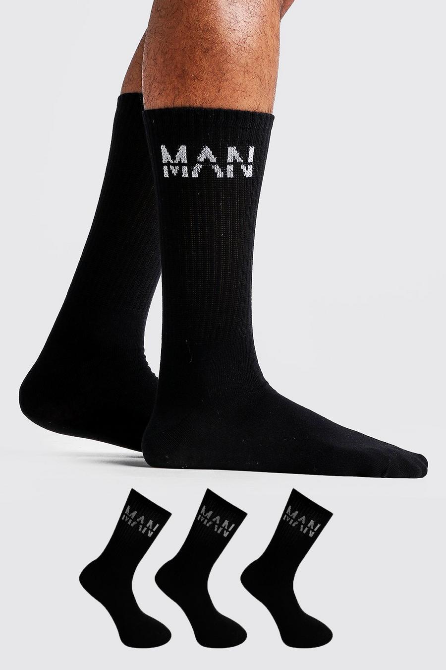 MAN Dash 3 Pack Sport Socks image number 1