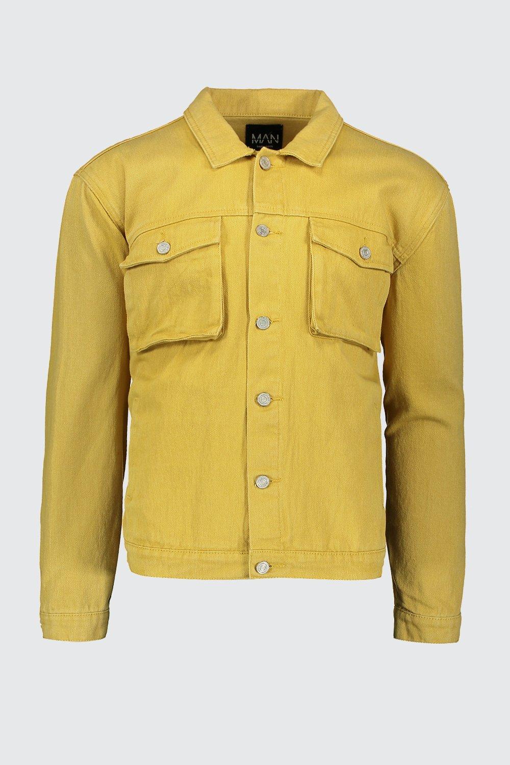 mustard utility jacket