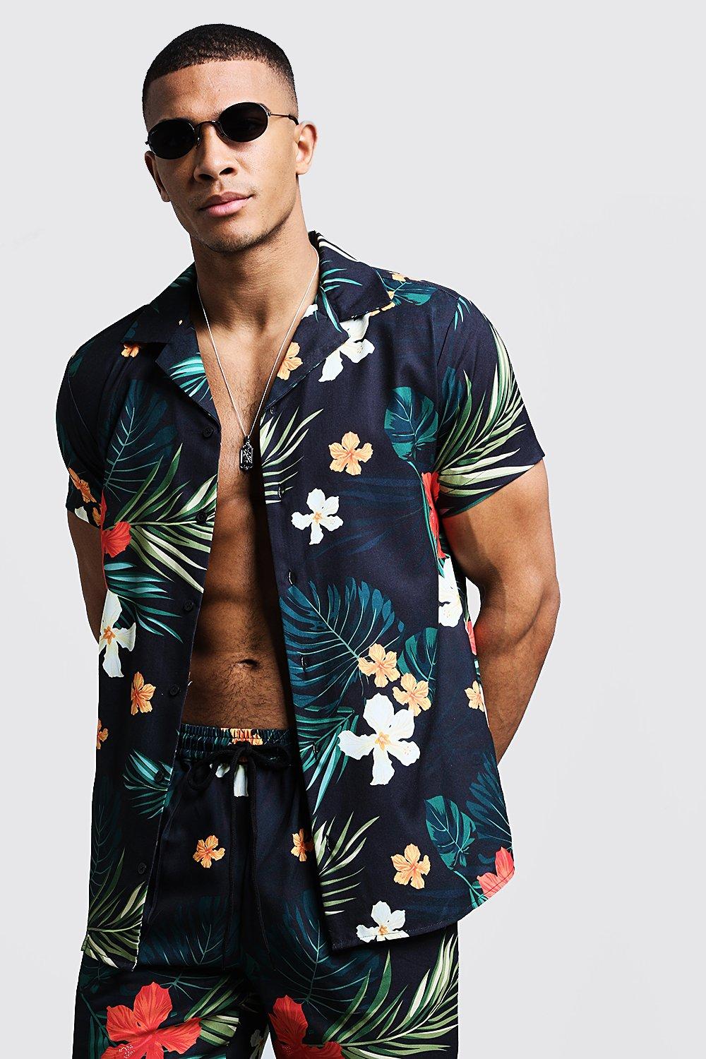 Chemise homme fleur sale