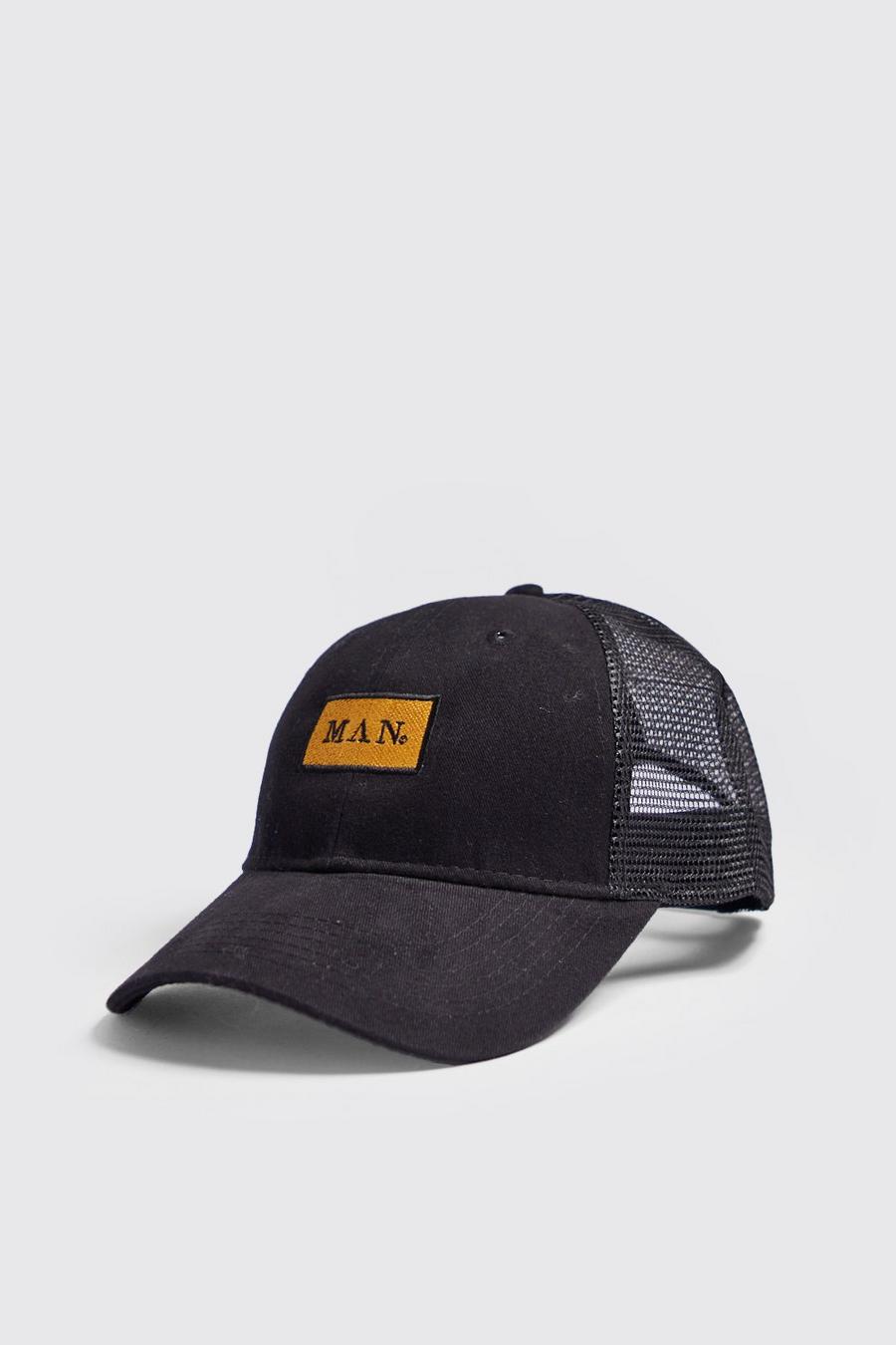 MAN Gold Box Embroidered Trucker Cap image number 1