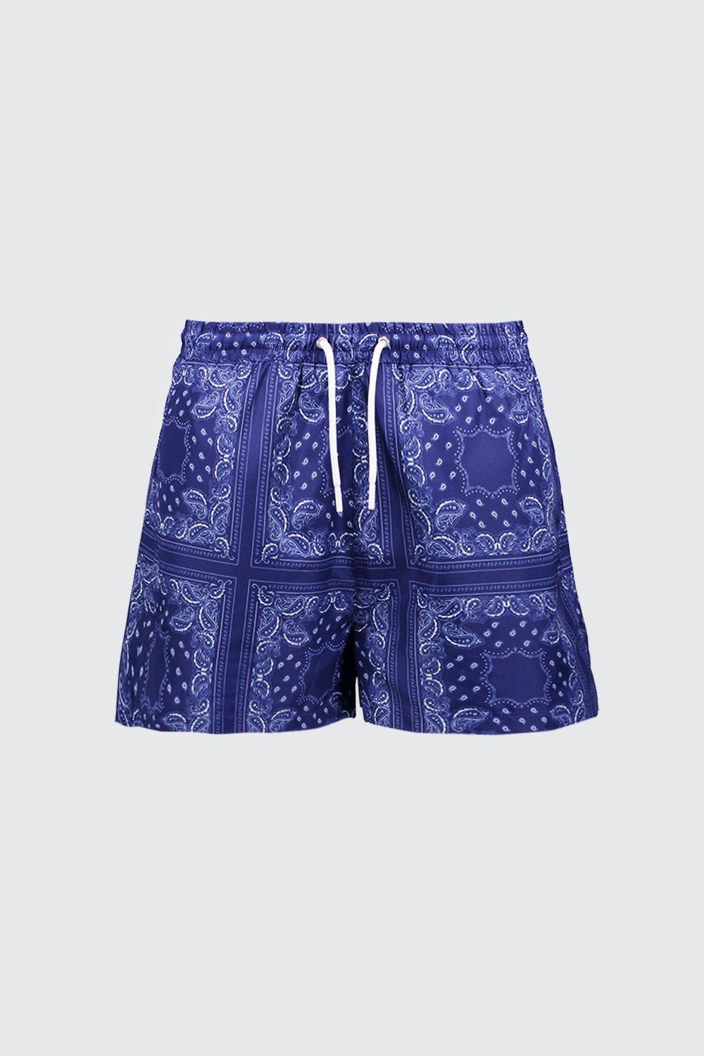 Blue Bandana Shorts 7 – Turtle Society