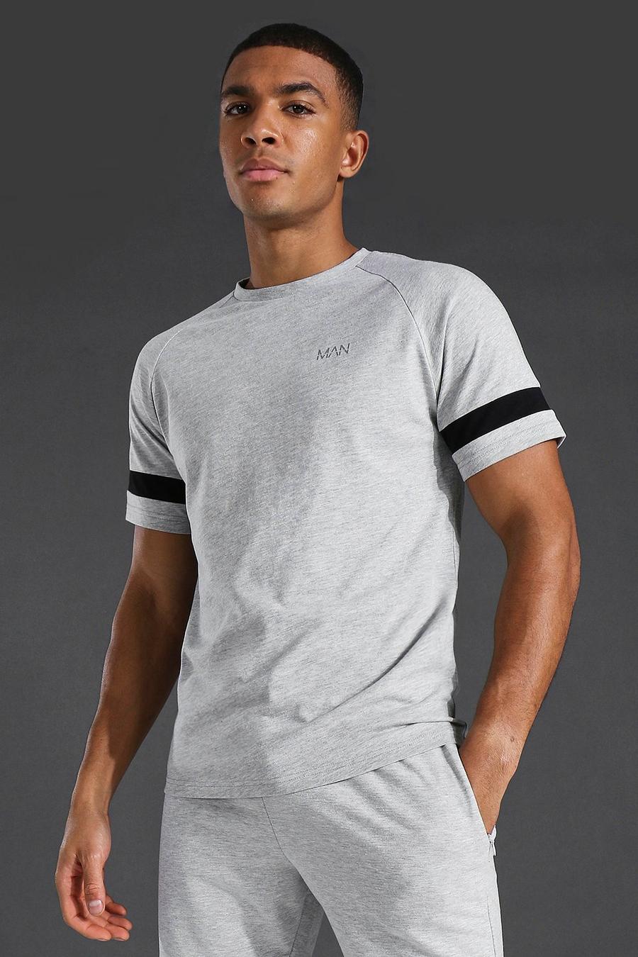 Man Active T-Shirt, Grey marl image number 1