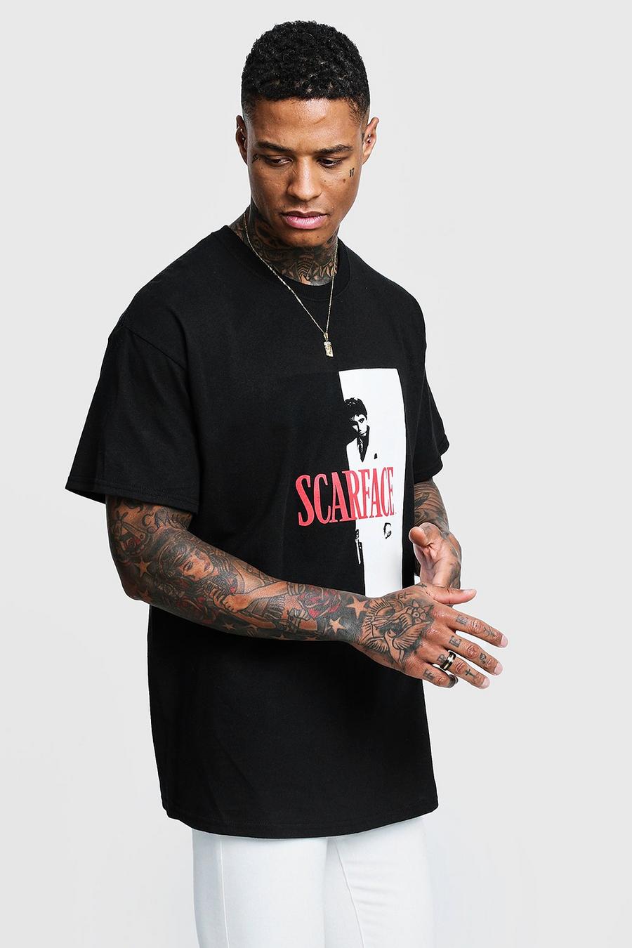 Black Scarface License T-Shirt image number 1