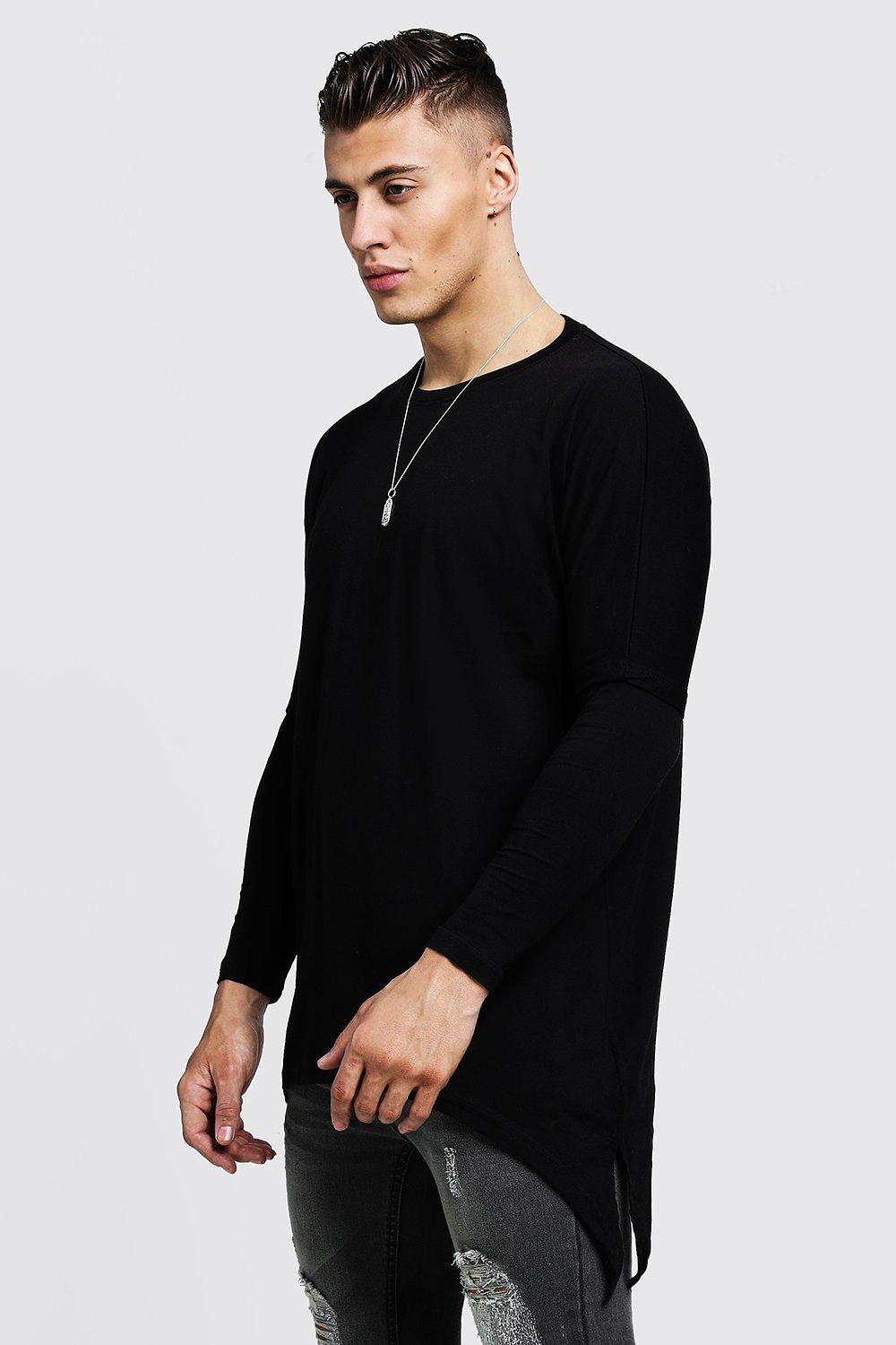 Men's Drop Shoulder Faux Sleeve T-Shirt | Boohoo UK