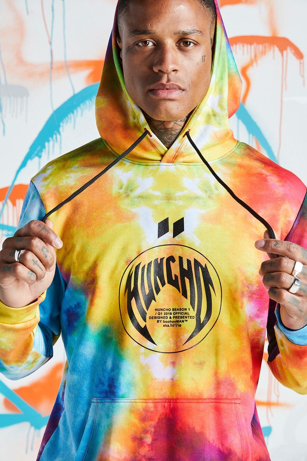 rainbow tie dye hoodie