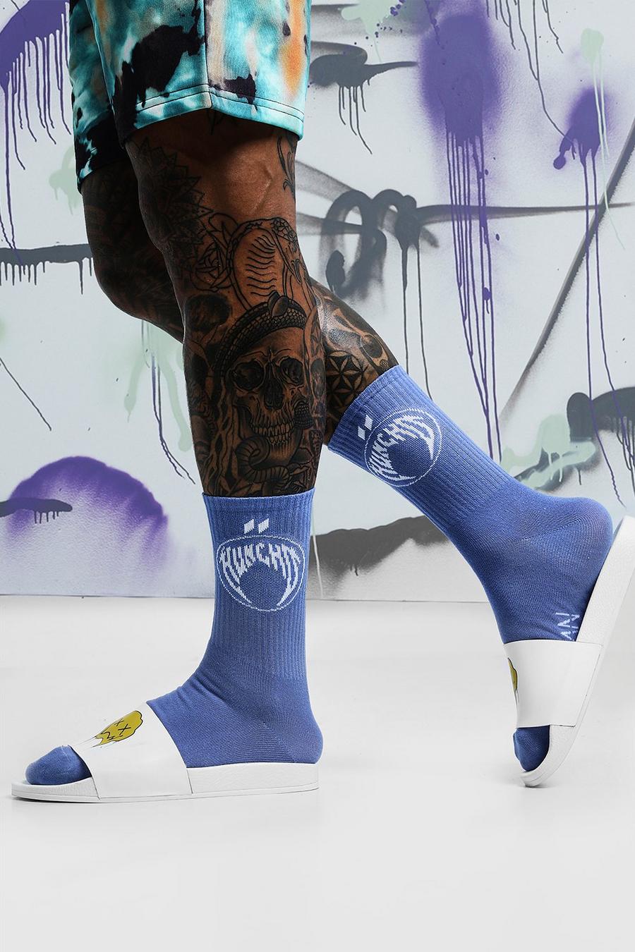 Quavo Socken im 2er-Pack in Blau  Weiß image number 1