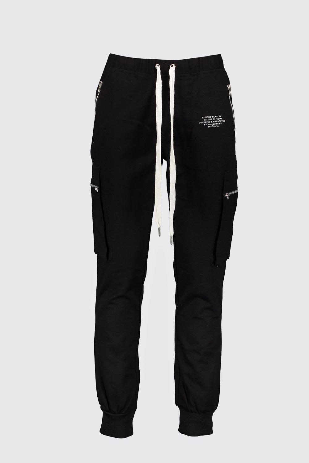 boohoo man cargo joggers
