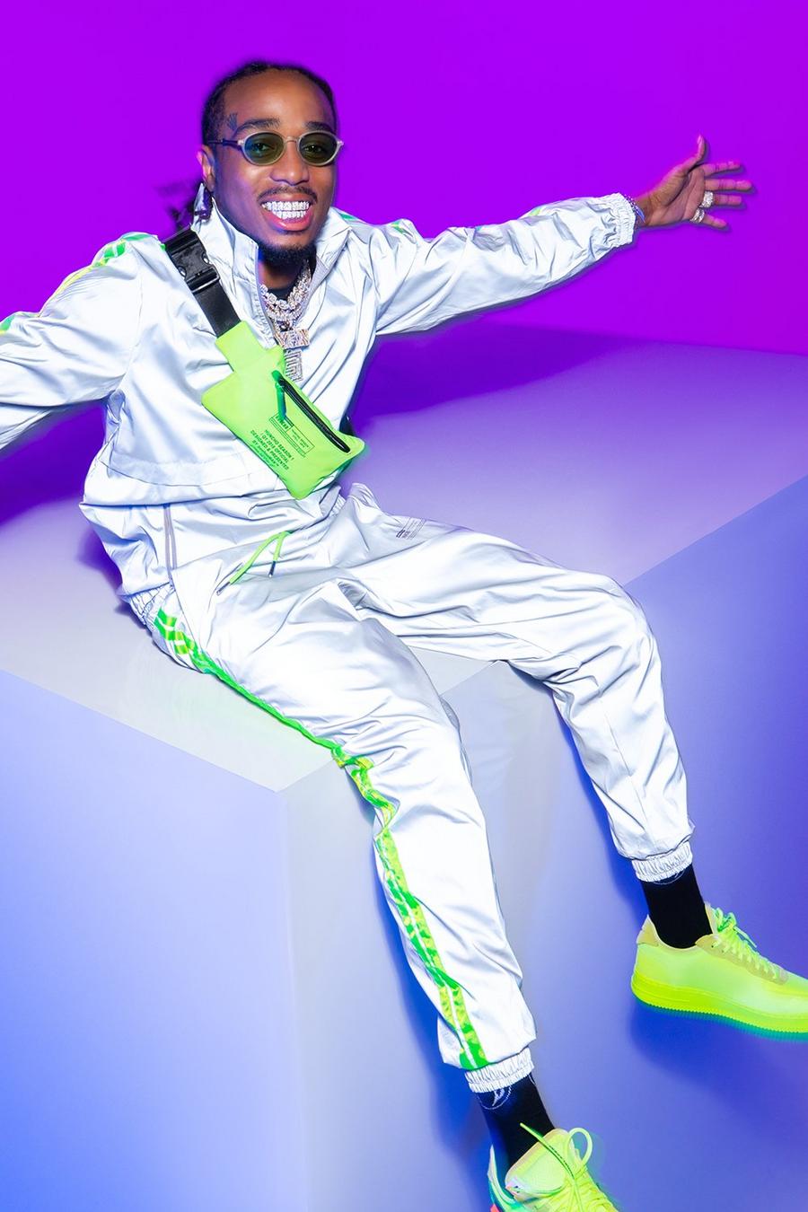 Quavo Reflective Jogger With Neon Tape image number 1