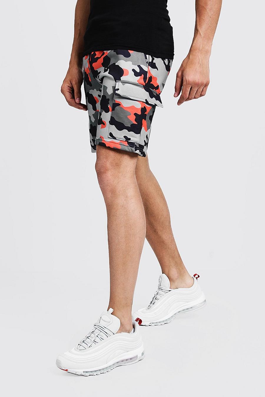 Camo Print Cargo Mid Length Short image number 1