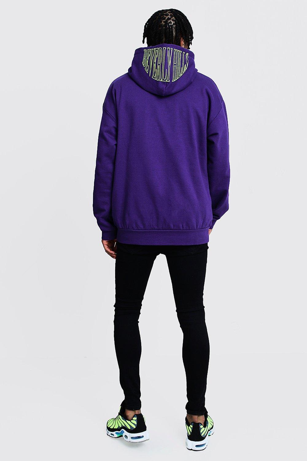 Neon on sale purple hoodie