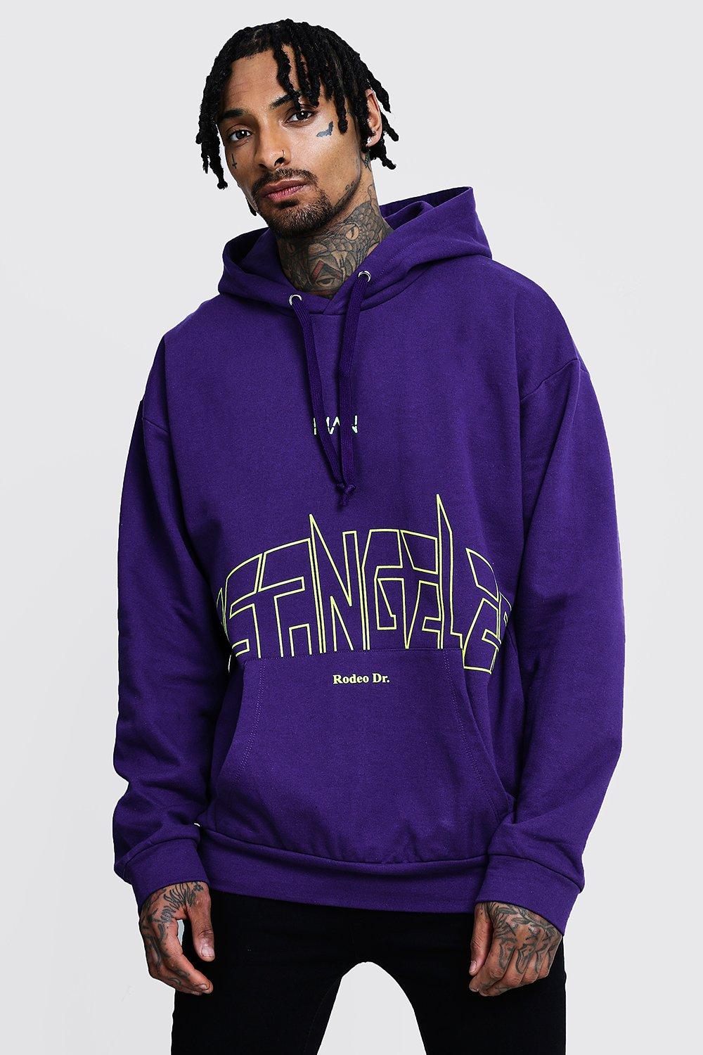 Neon oversized hoodie sale