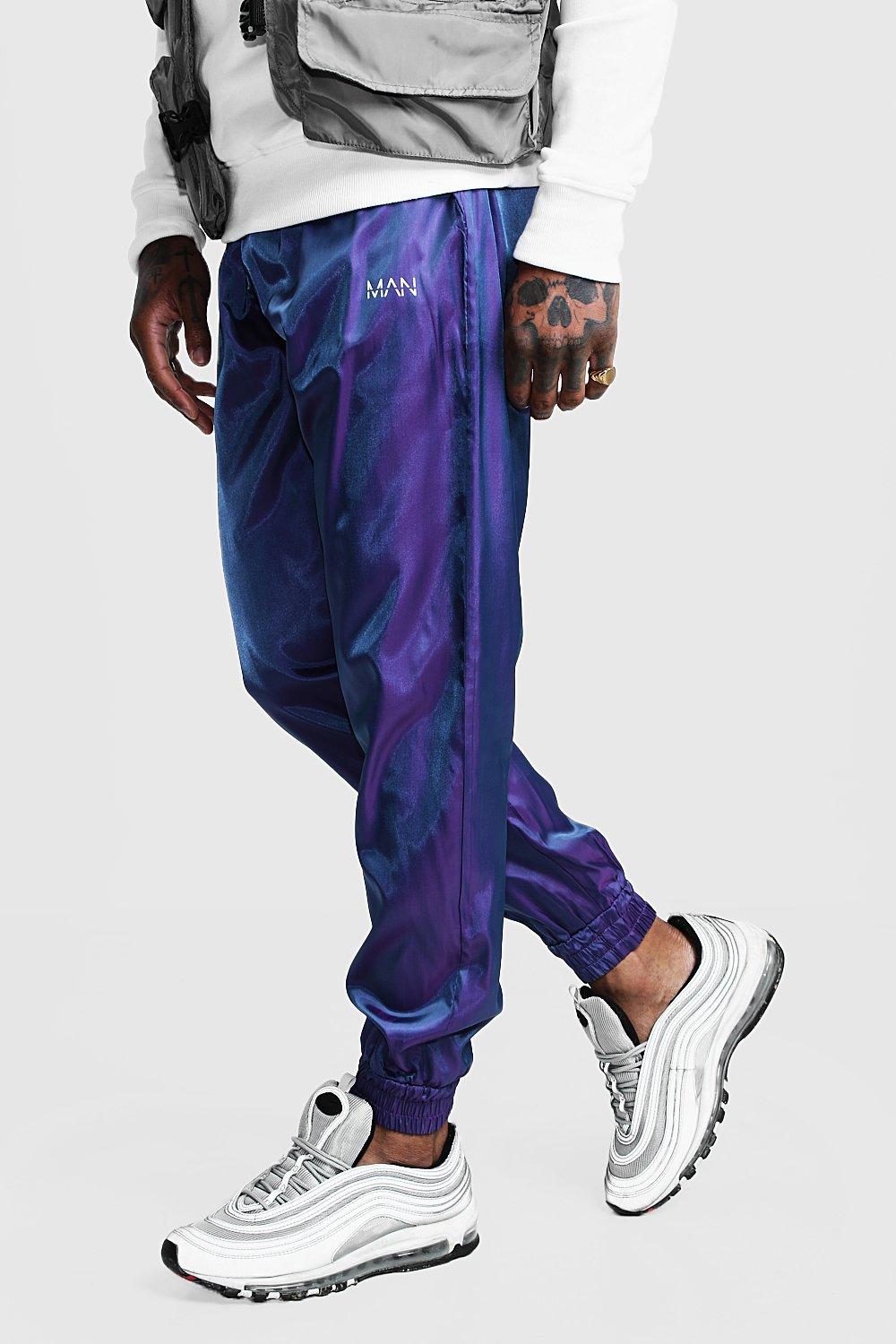 iridescent joggers