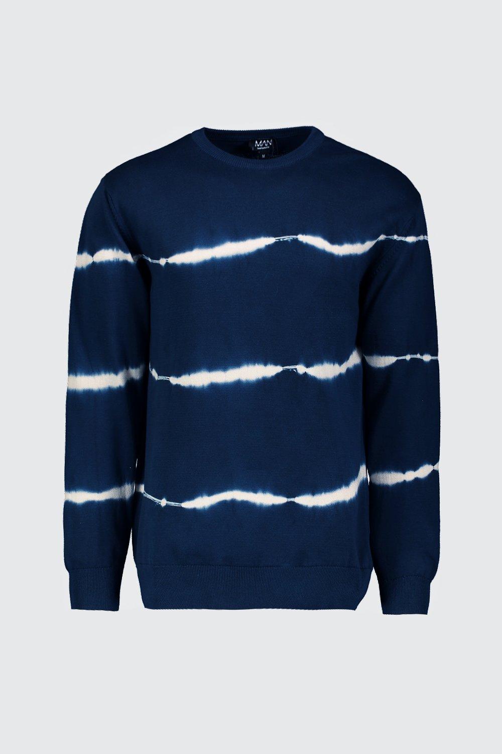 Tie dye stripe sweatshirt hotsell