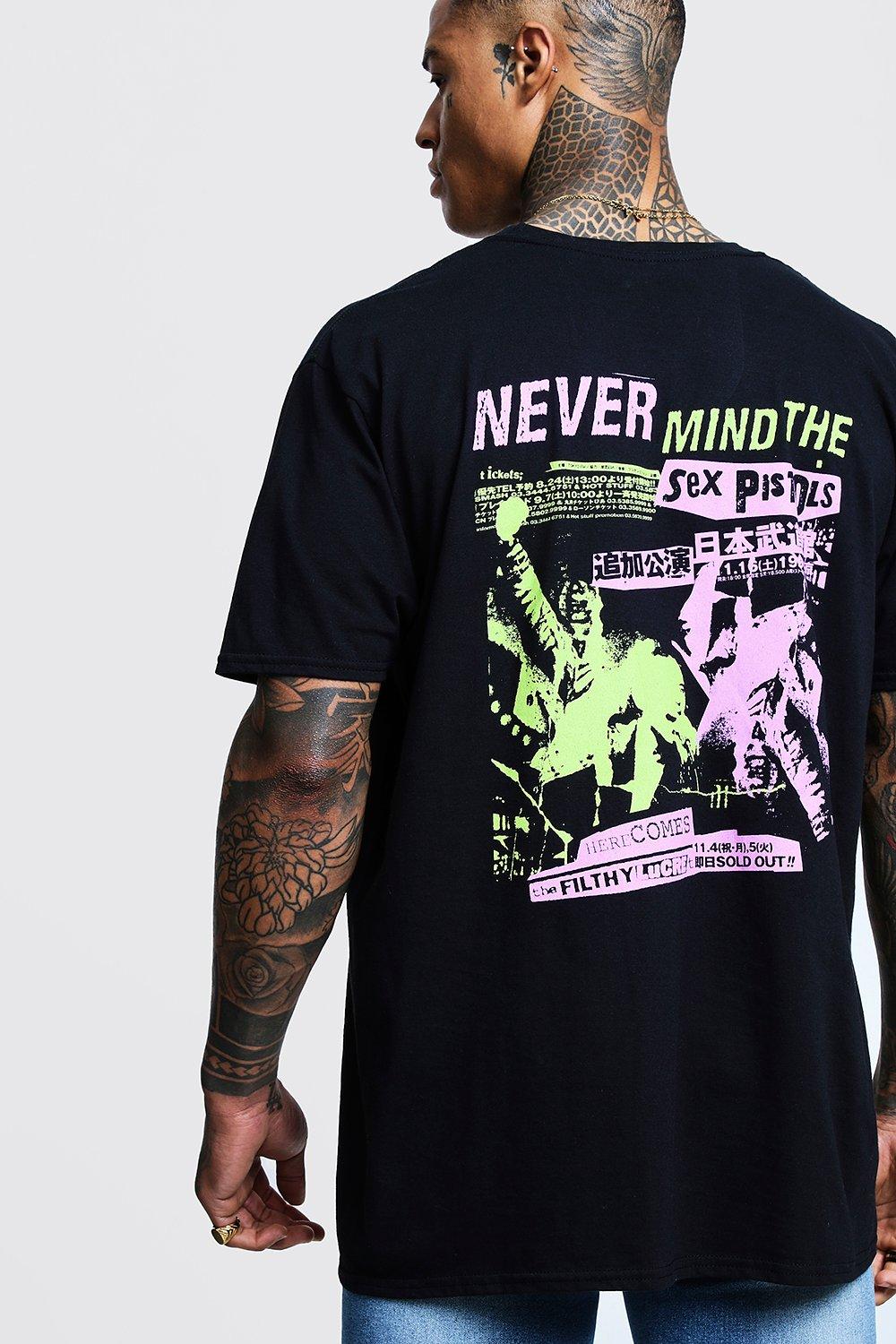 neon print t shirt