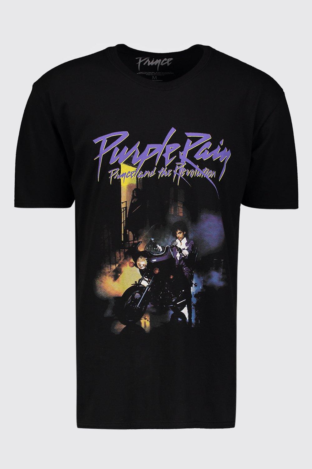 mens purple rain t shirt