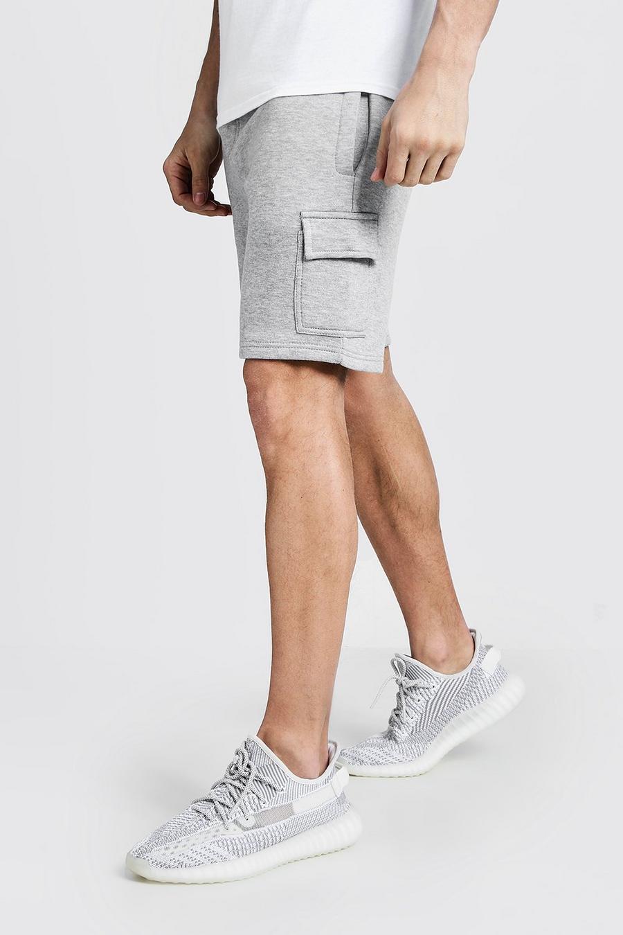 Jersey Cargo Mid Length Shorts image number 1