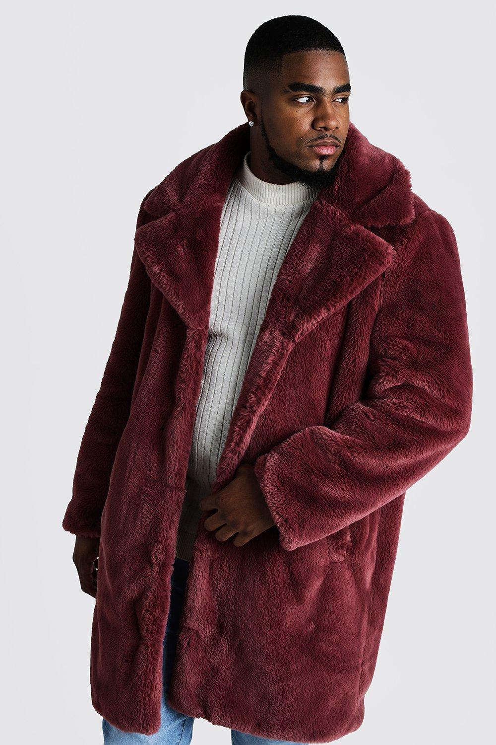 big fur coat mens