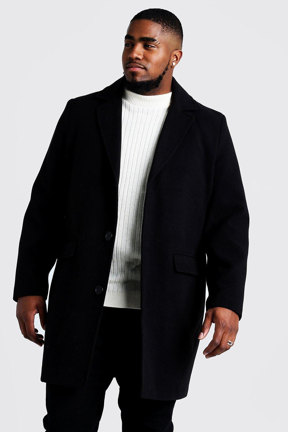 overcoats big and tall