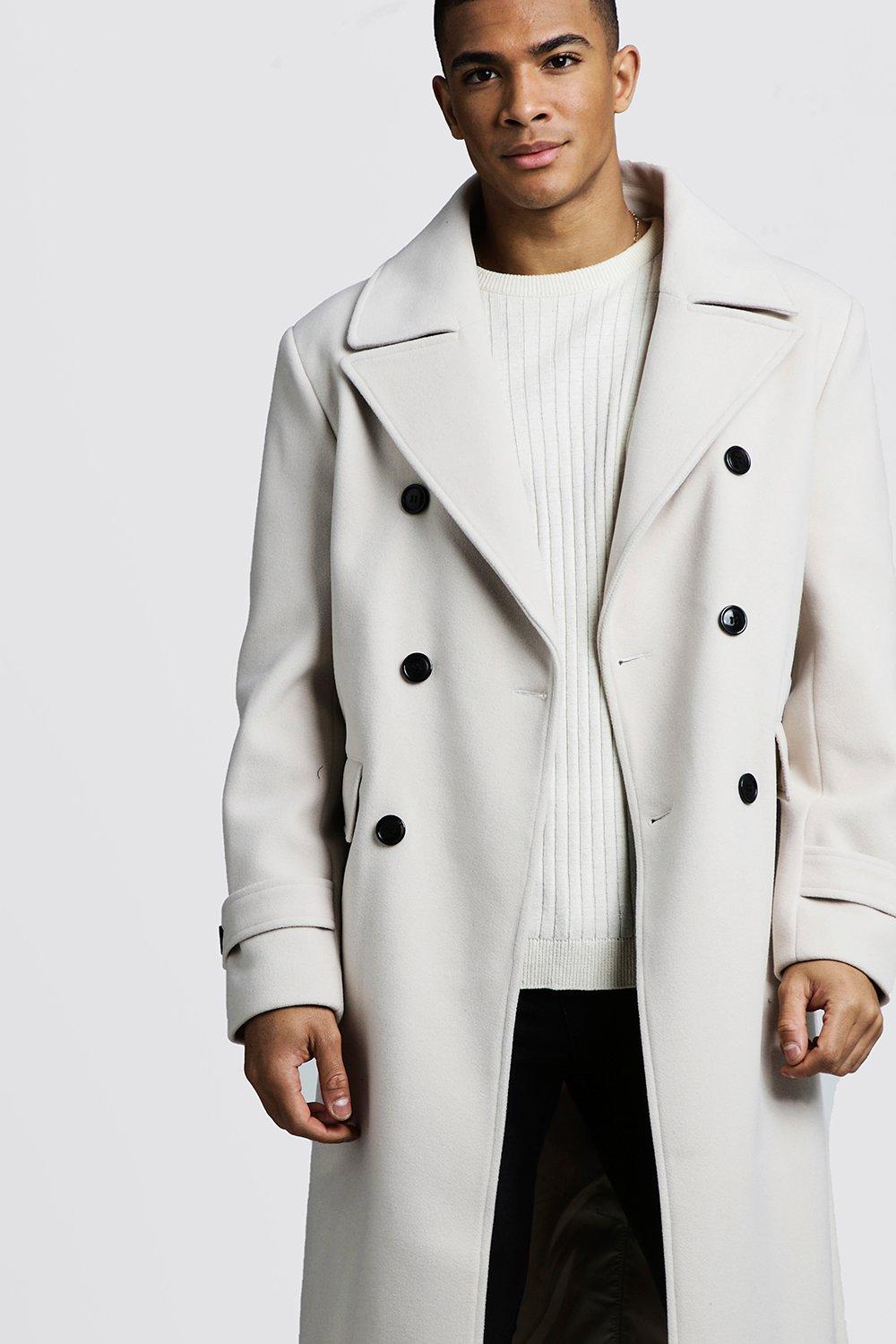 Longline Oversized Double Breasted Overcoat