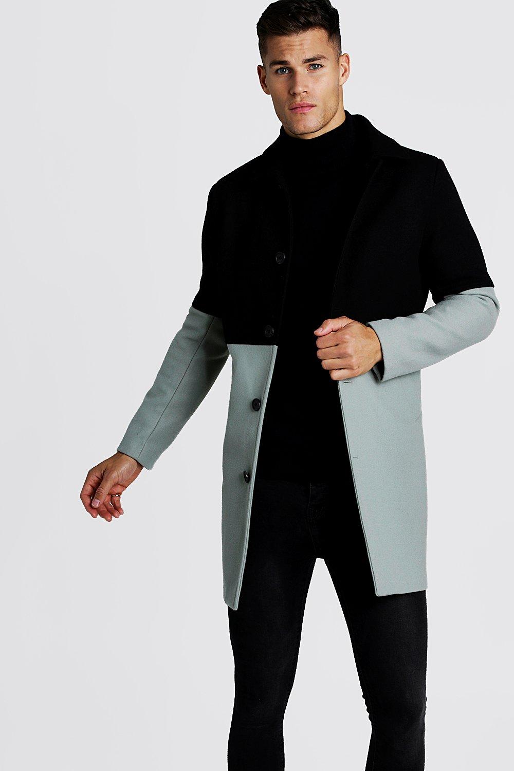 boohoo mens coats