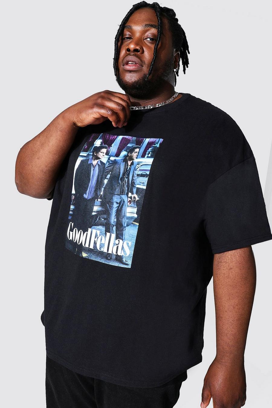 Camiseta ancha con licencia de “Good Fellas” Plus, Negro image number 1