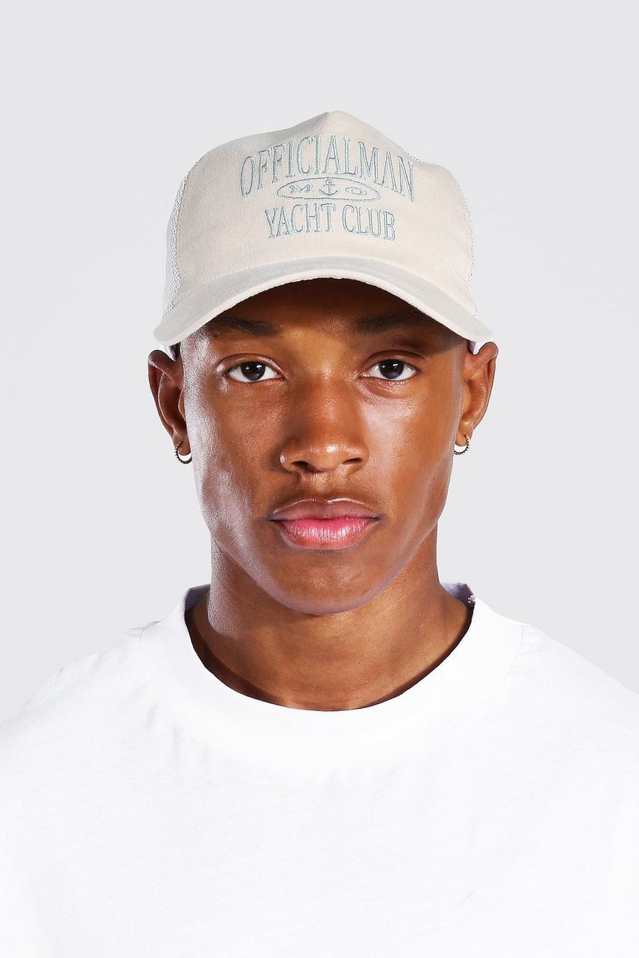 Stone Varsity Embroidered Trucker image number 1