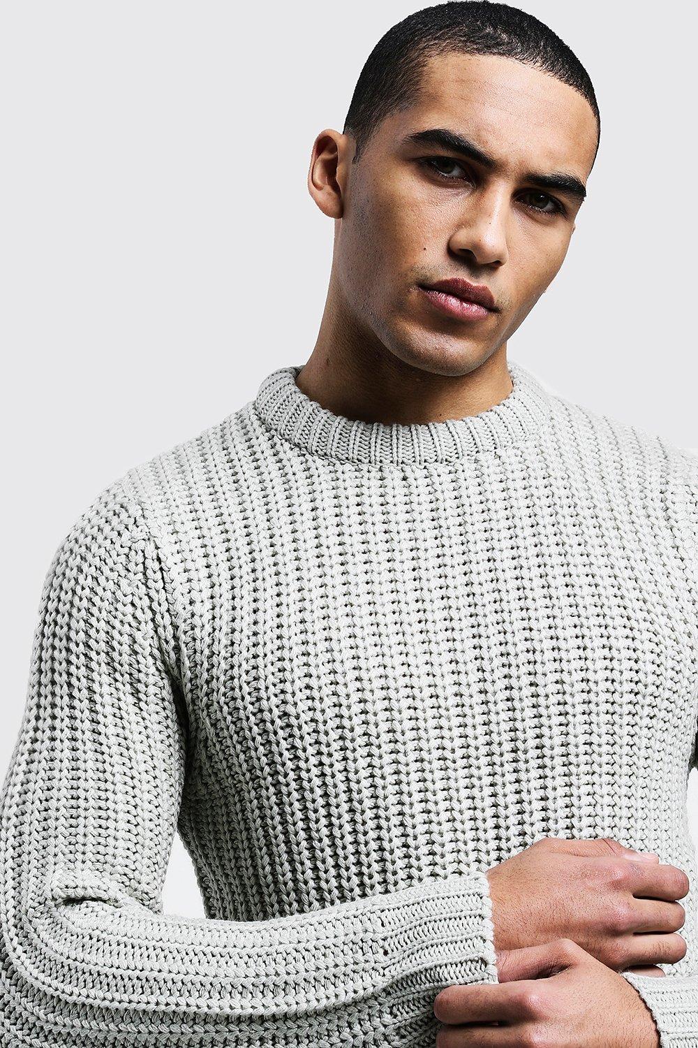 fisherman knit sweater