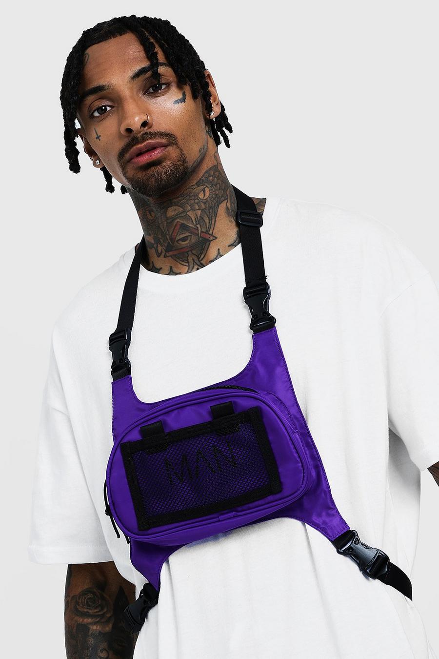 MAN Chest Rig Bag, Purple image number 1