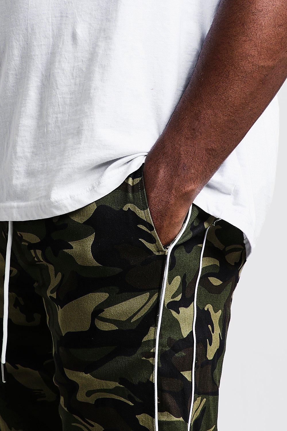 Big and tall hot sale camo joggers