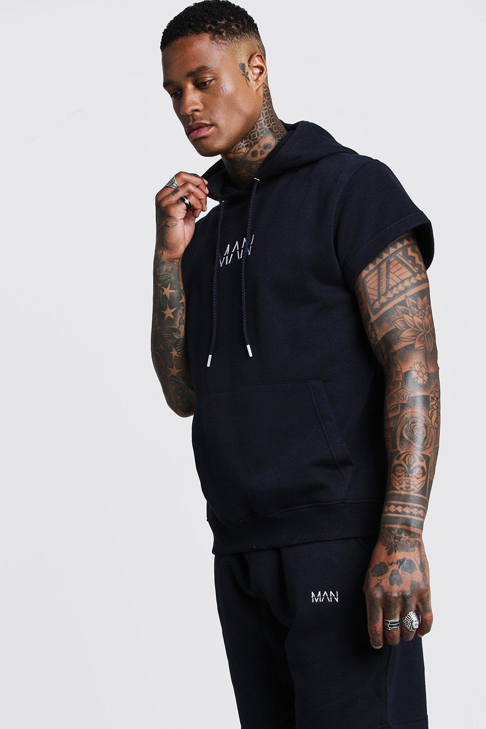 short sleeve hoodie