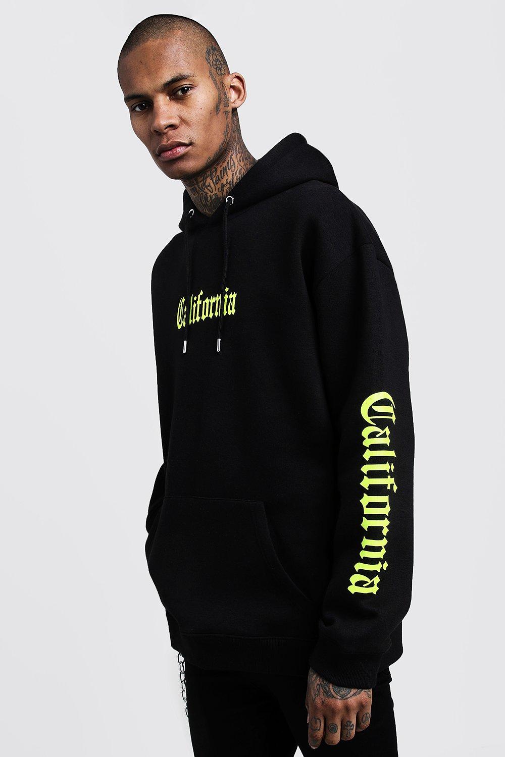 oversized hoodie neon