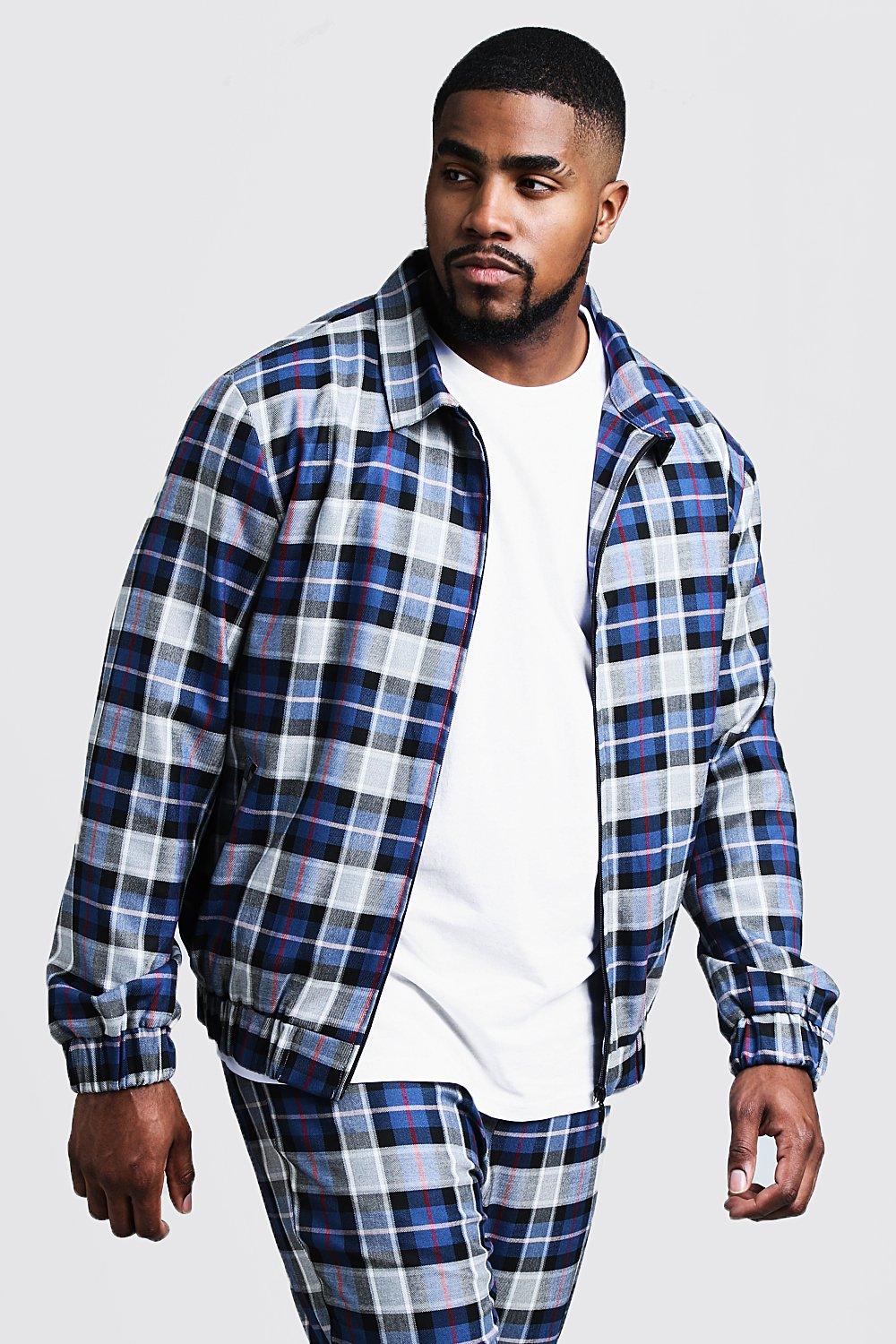 mens fuzzy flannel jacket