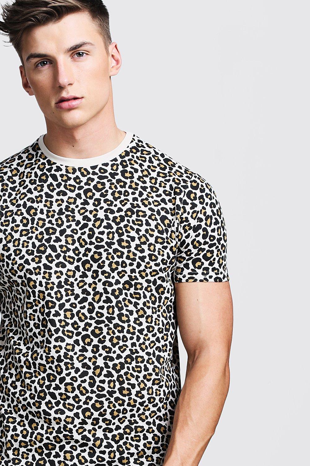 Jax - Leopard Print T-Shirt - Men's by Straight to Hell