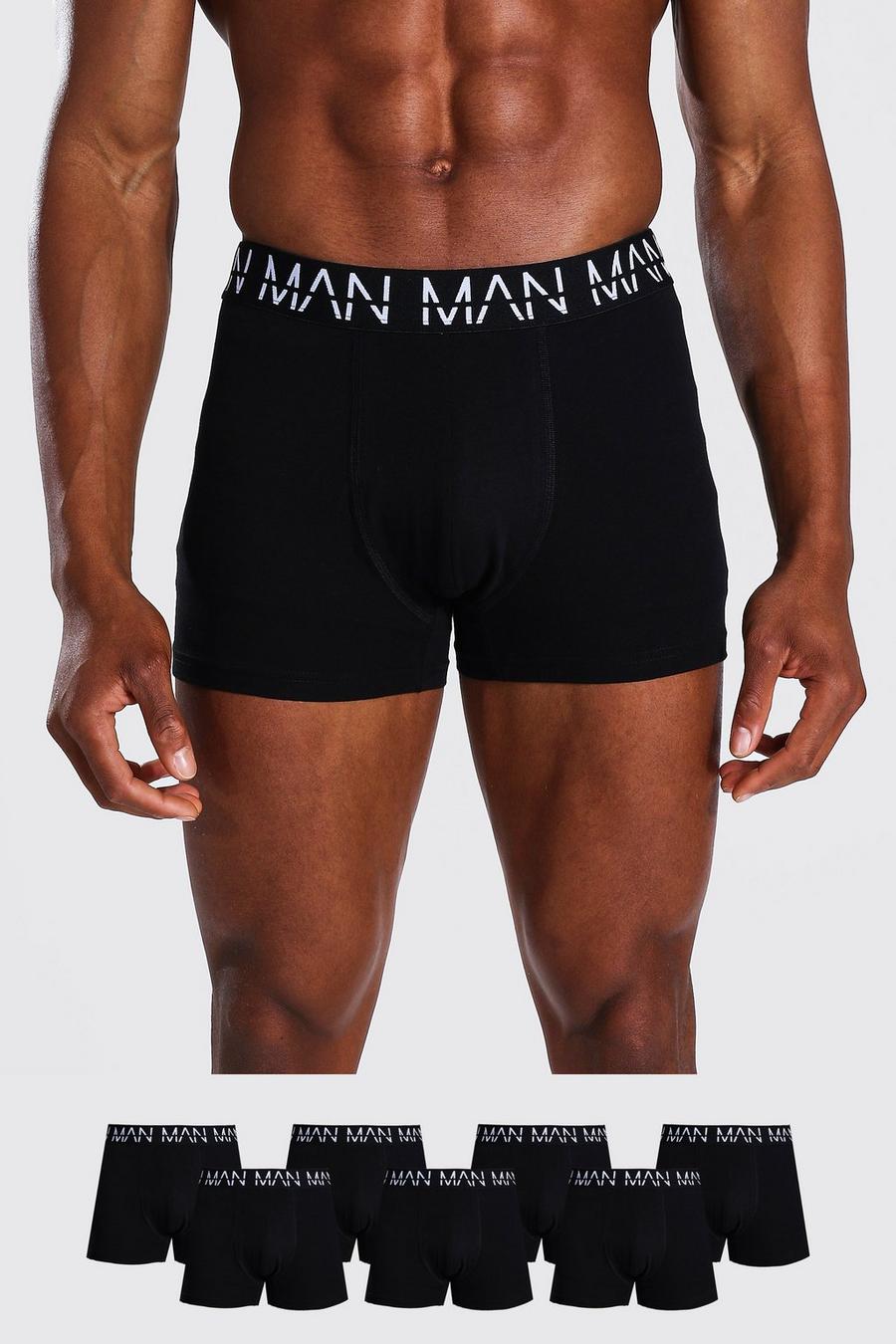 Black Man Dash Middellange Boxers (7 Stuks) image number 1