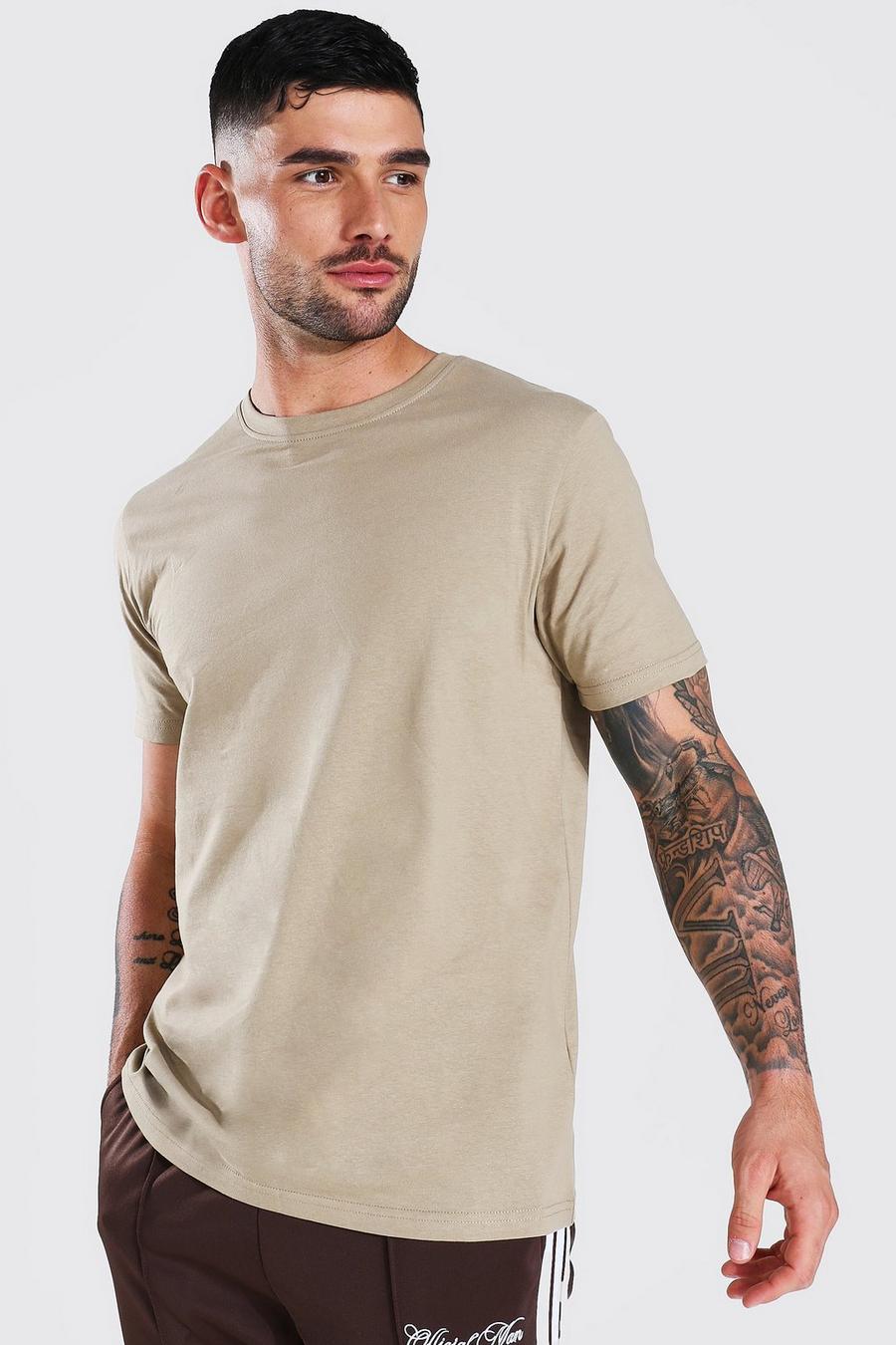 Basic Crewneck T-Shirt , Sage silver image number 1