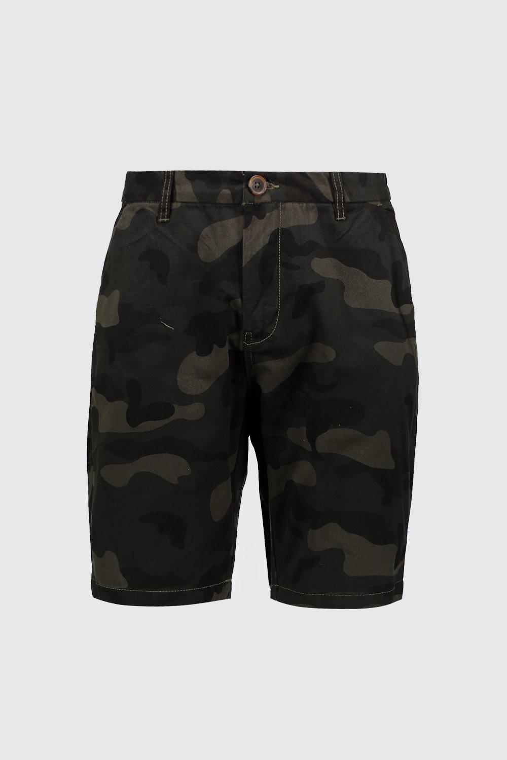 Mens slim fit camo shorts hotsell