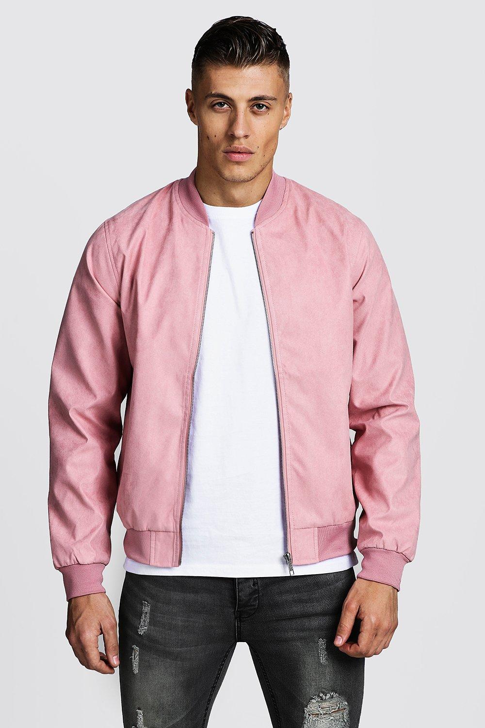 pink bomber jacket boohoo