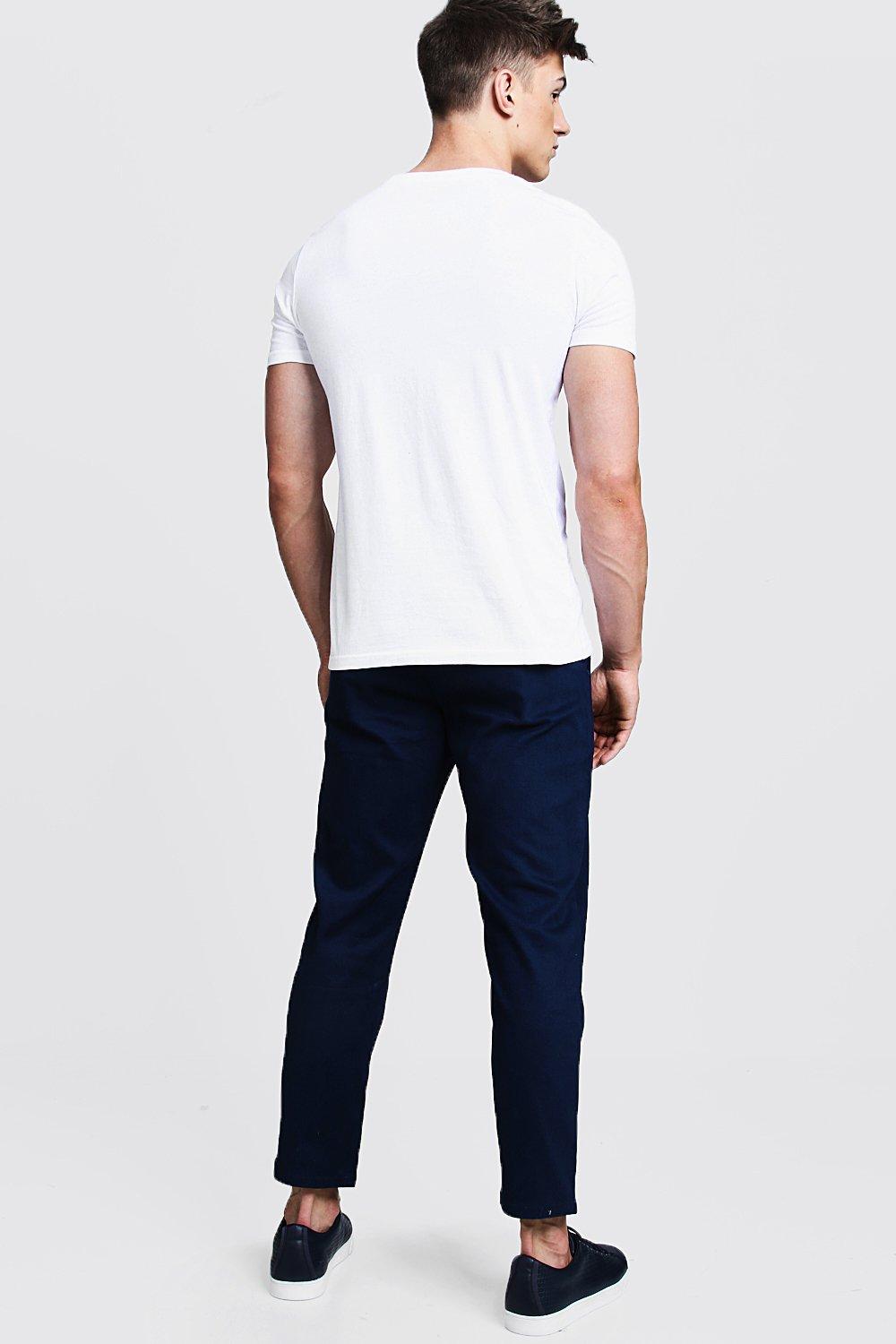Slim Fit Cropped Chino Trouser