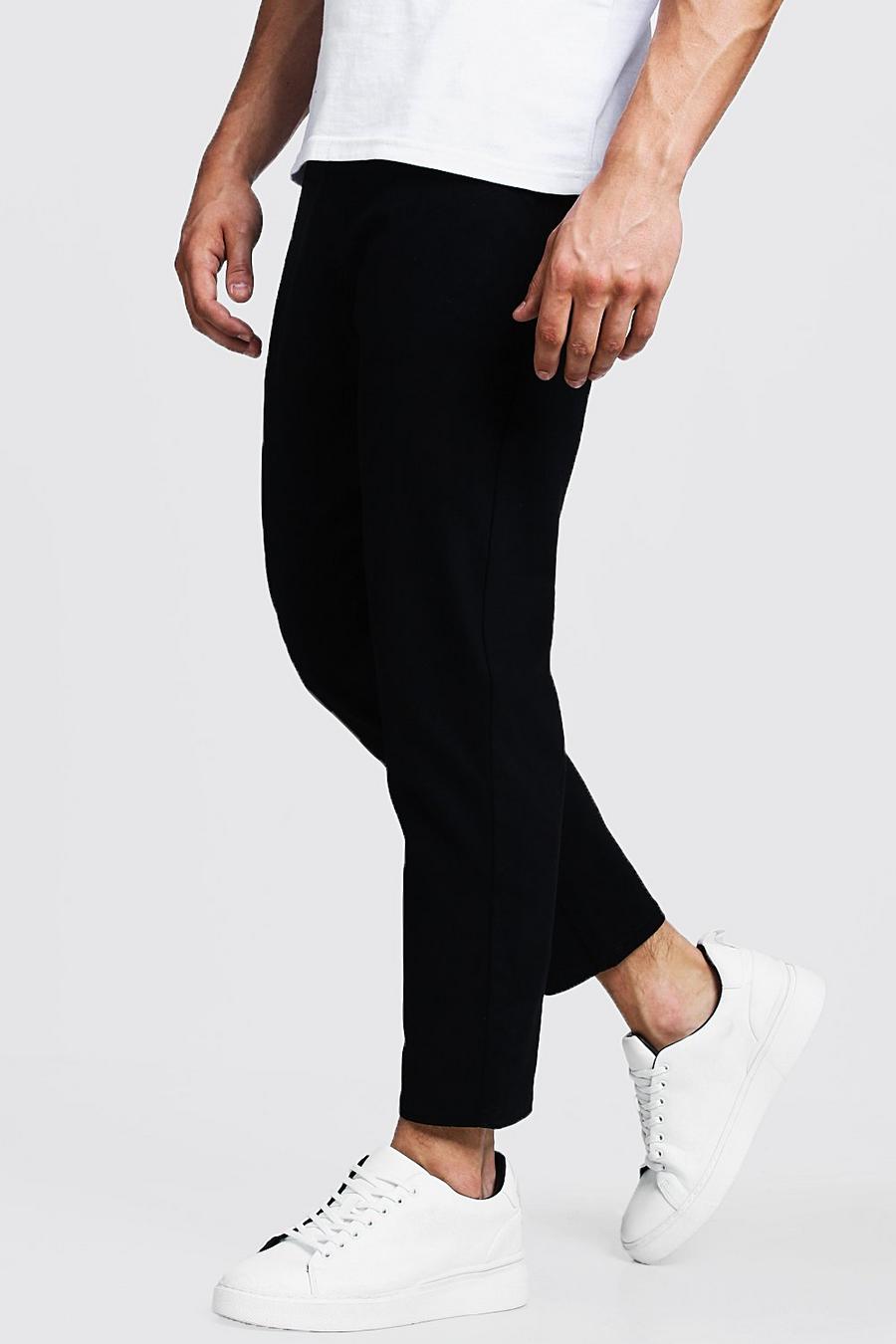 Slim Fit Cropped Chino Pants image number 1