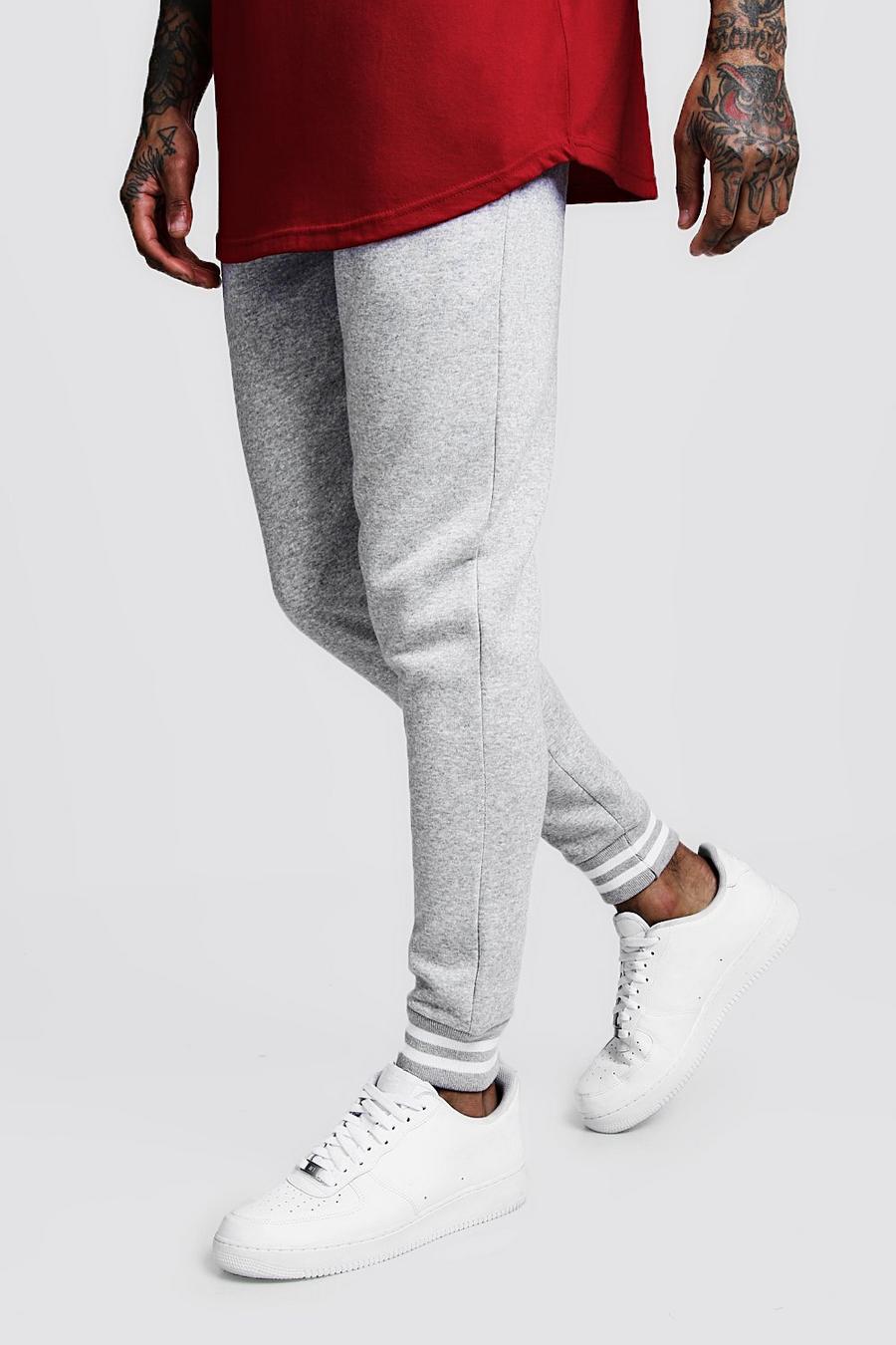 Sports Rib Detail Skinny Fit Joggers image number 1