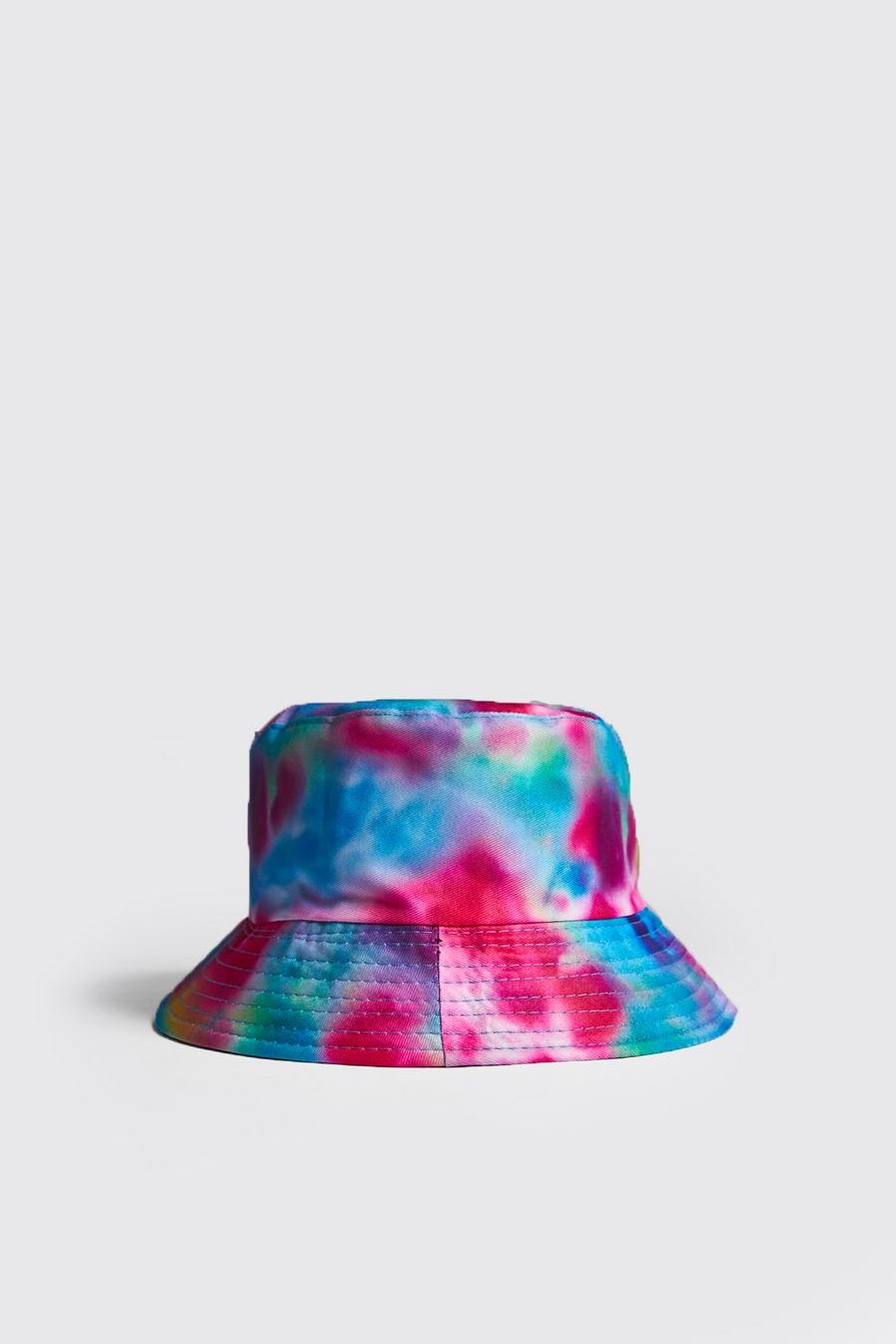 Cappello a falda larga effetto tie dye, Multi image number 1
