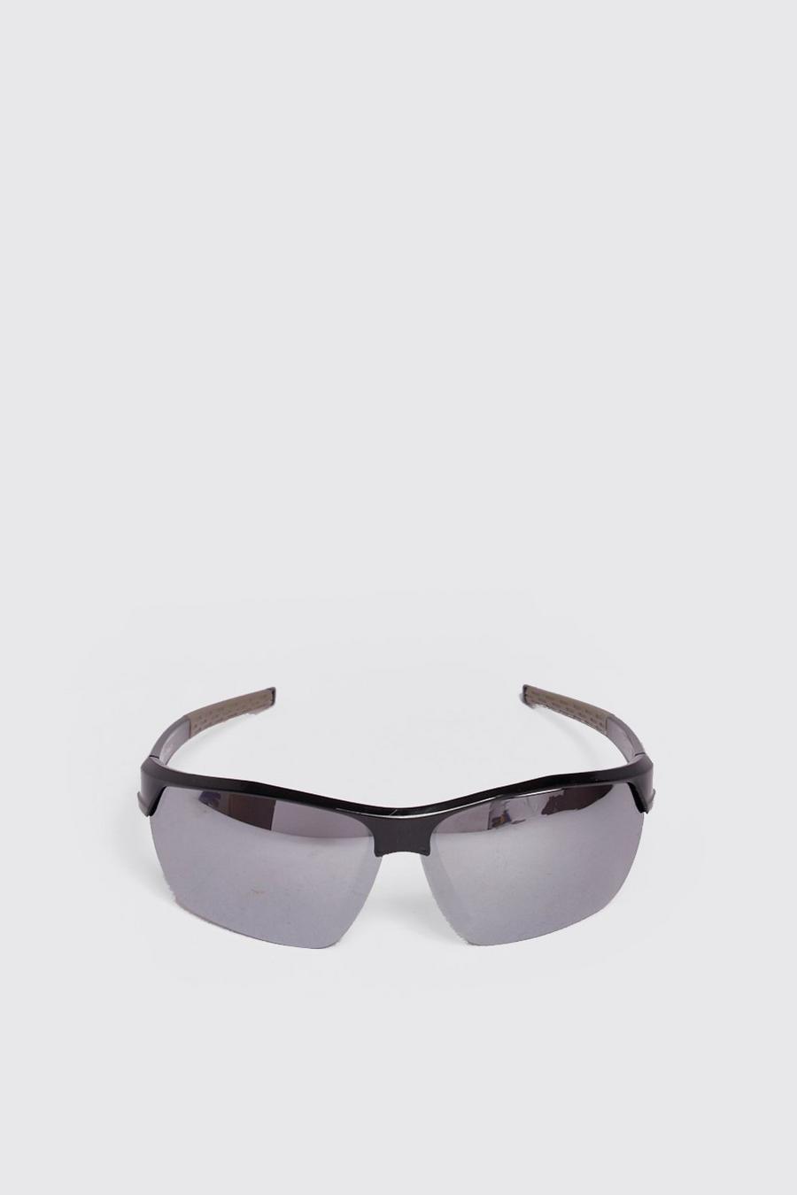 Sportliche Sonnenbrille mit reflektierenden Gläsern image number 1