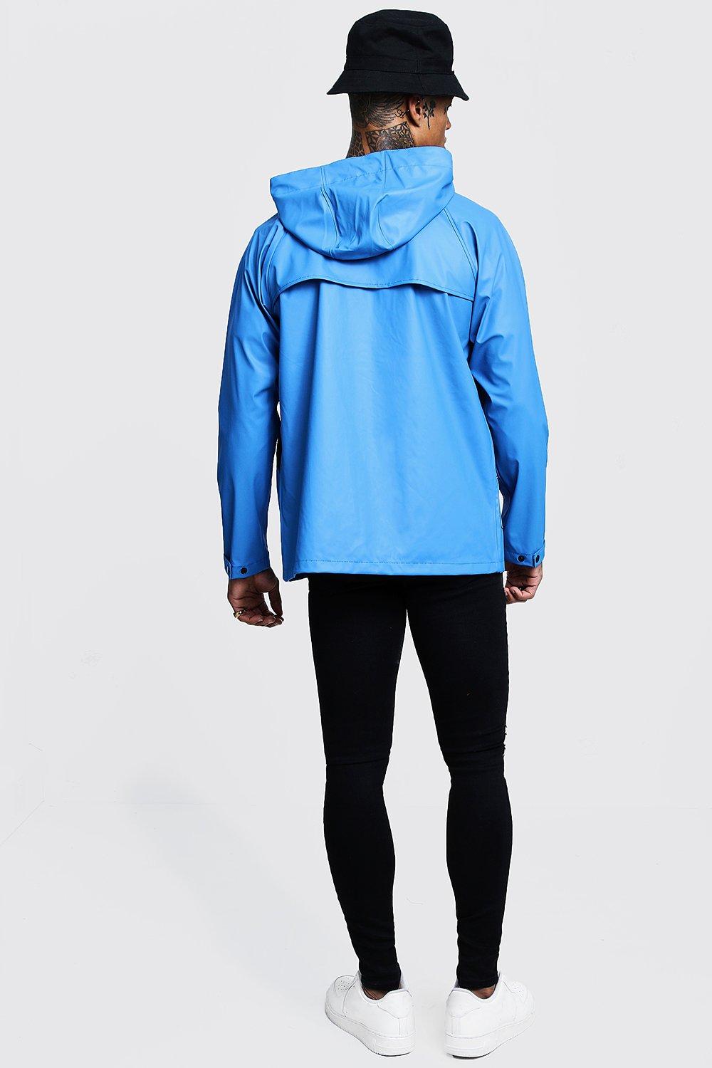 Rubberised Rain Mac boohoo