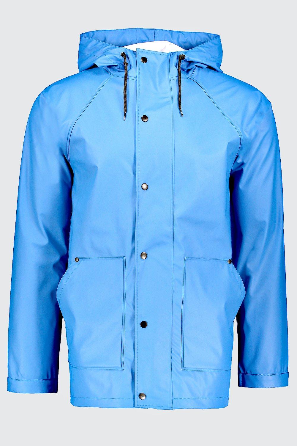 Boohoo rubberised rain mac hotsell