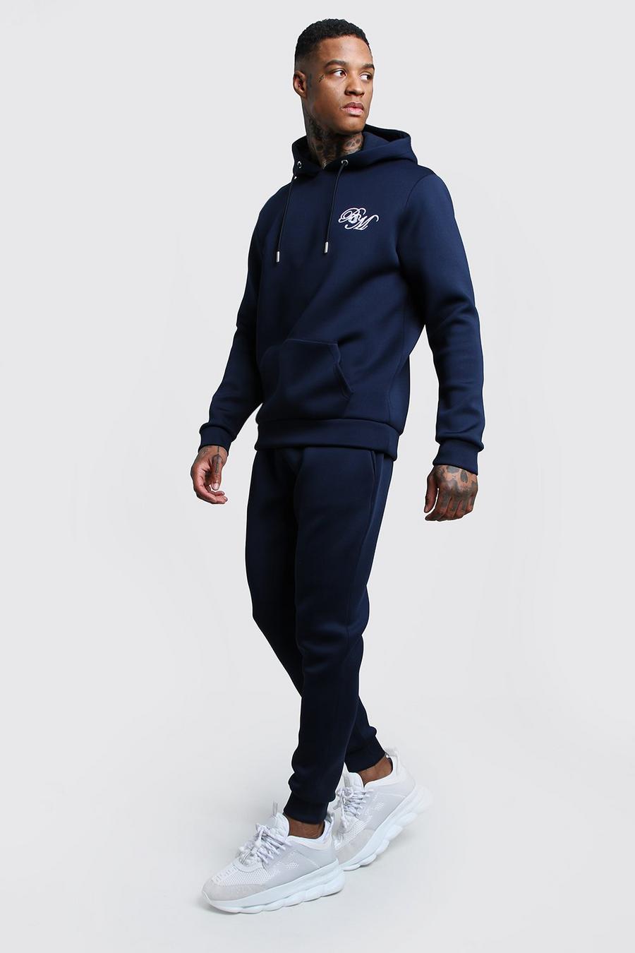 Scuba BM Embroidered Hooded Tracksuit image number 1