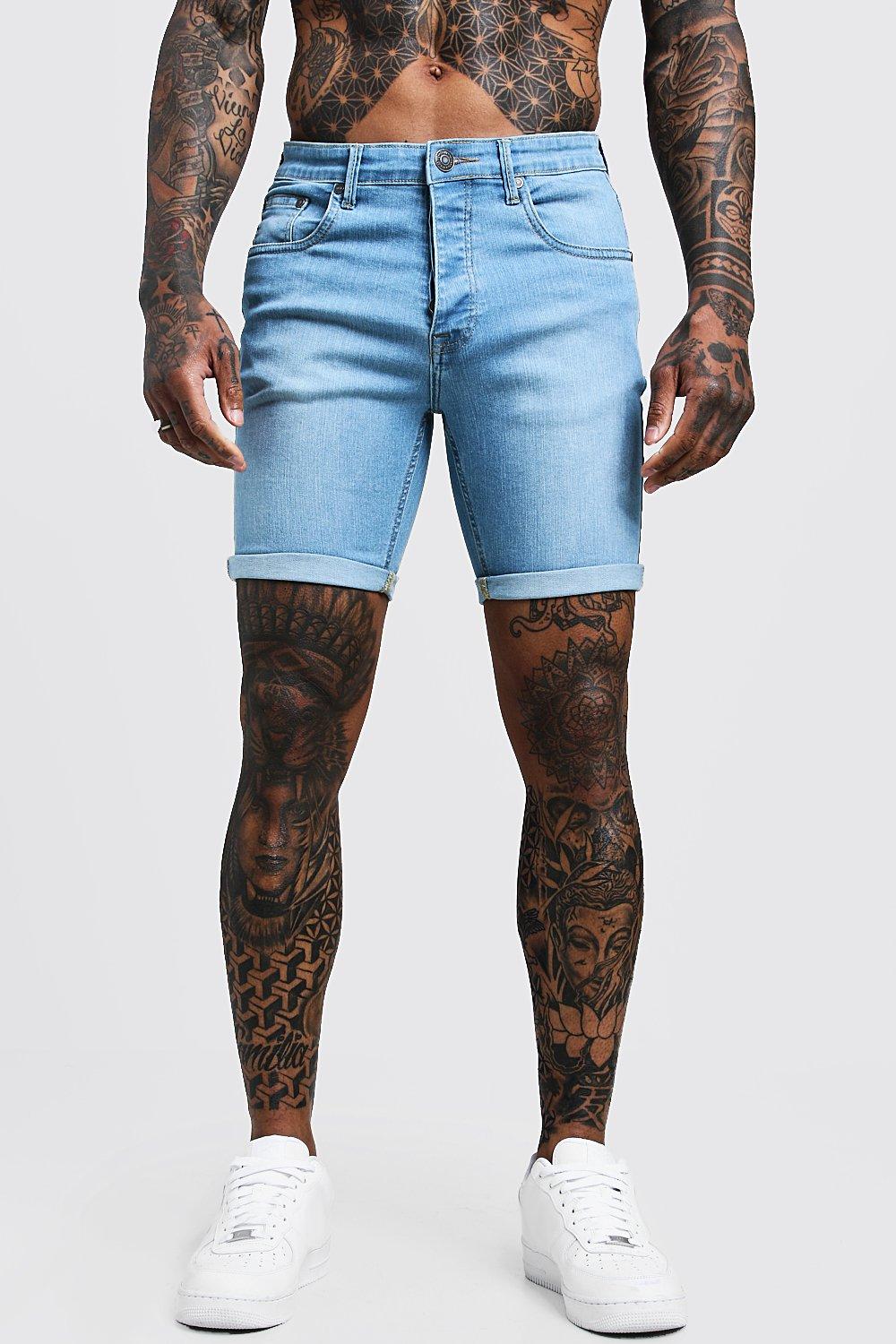 mens denim shorts uk