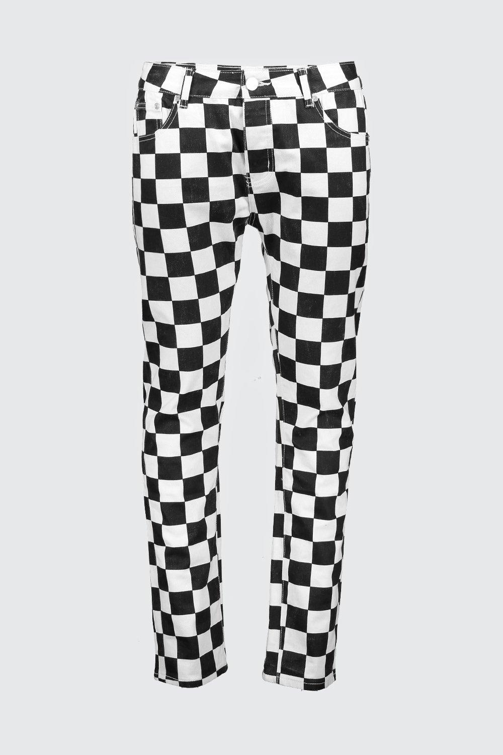 mens checkerboard pants