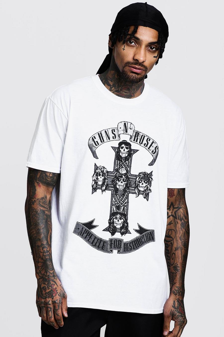 Camiseta oversized con licencia de Guns N Roses image number 1